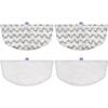 Steam Mop Replacement Pads Compatible with Bissell Powerfresh Mop Pads for Bissell 1940 1806 1544 1440 2075 2685 2814 Series Mops , 4 Pack