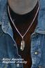 [STERLING SILVER 925] Feather Silver Necklace Pendant Chain AMTHANE-006