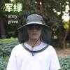 Mosquito-proof Hat, Face-covering Sun-protective Hat, Breathable Mesh Veil, Anti-insect and Anti-bee Hat for Night Fishing