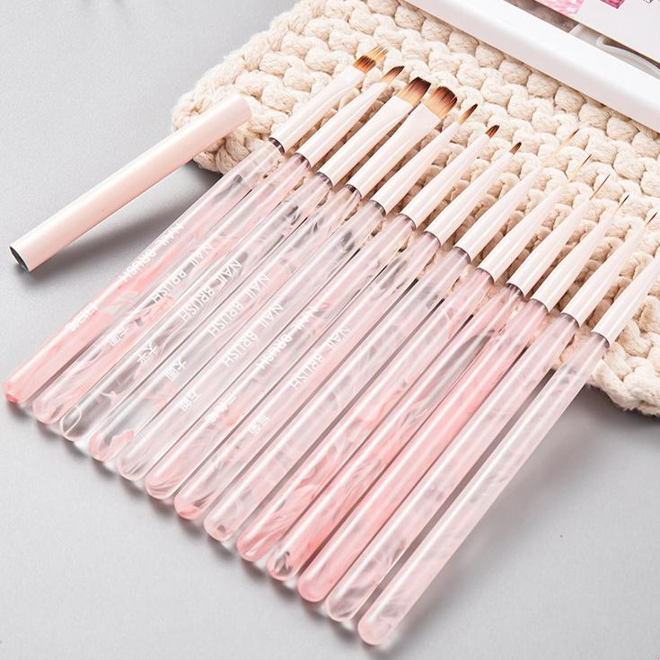 13 Piece/set Nail art pen Acrylic rod nail art painting brushes