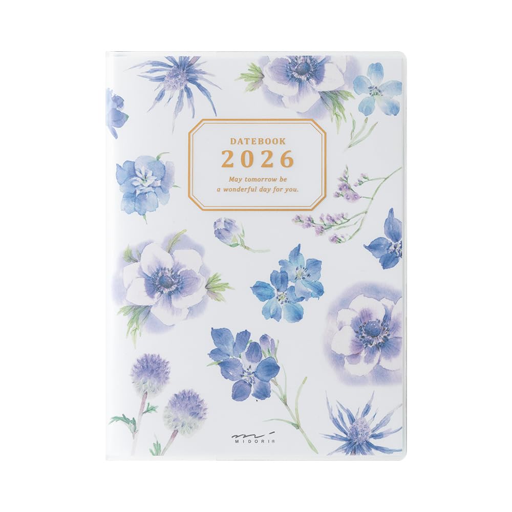 

Midori Pocket Country Time Floral 22368006 Январский дневник, 2026, A6, Еженедельный, Узор, (Начинается в 2026 году)