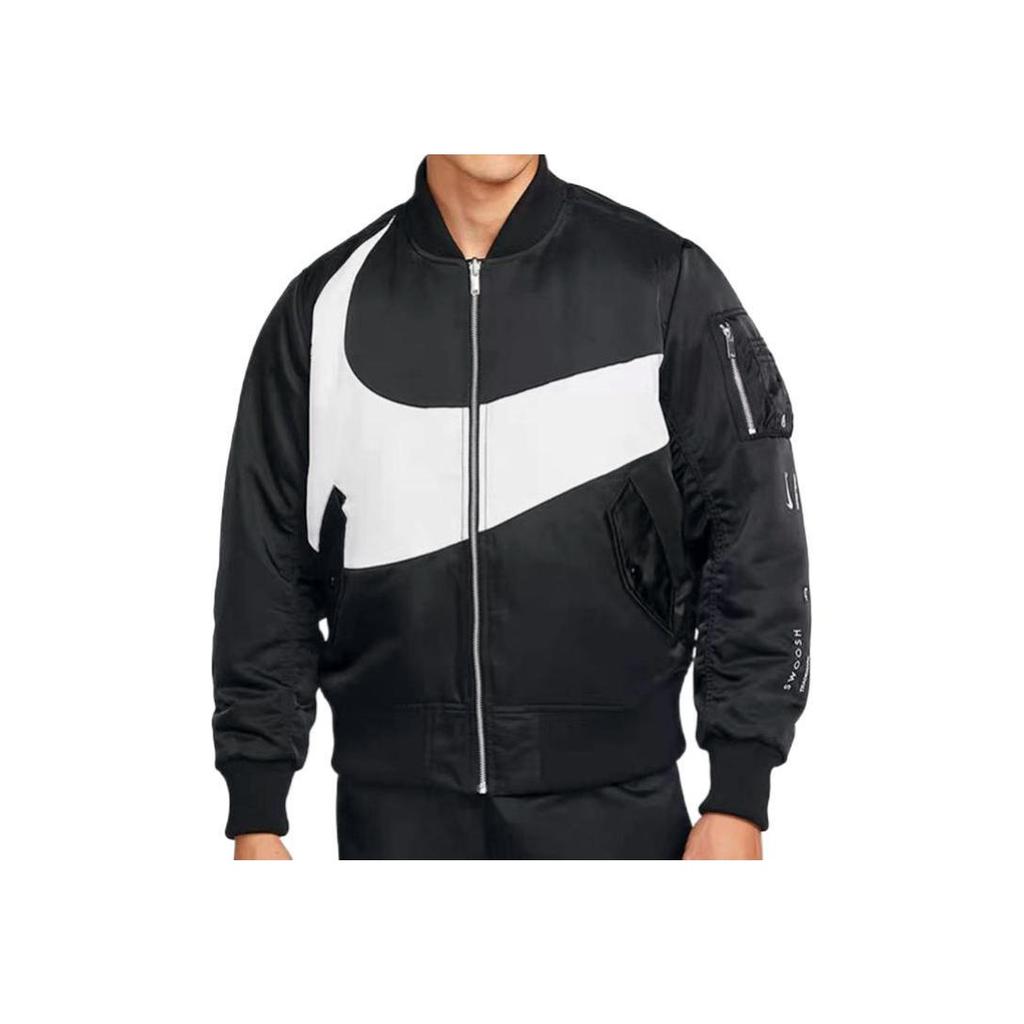 New Nike Therma FIT Synthetic Phil Reversible Bomber Jacket Black DR7021-010