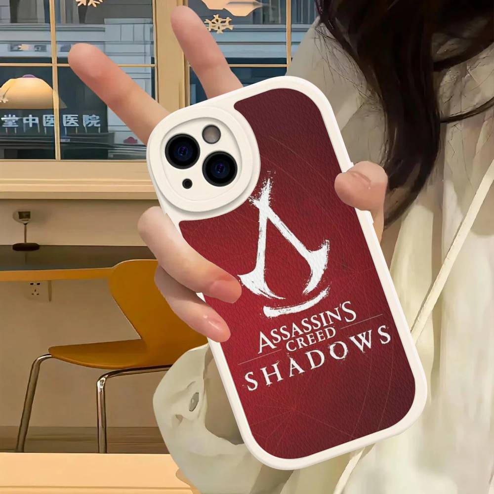 A-Assassin S -Creed Gaming Phone Case For IPhone 16 15 14 13 12 11 Pro Max Plus Leather Cover