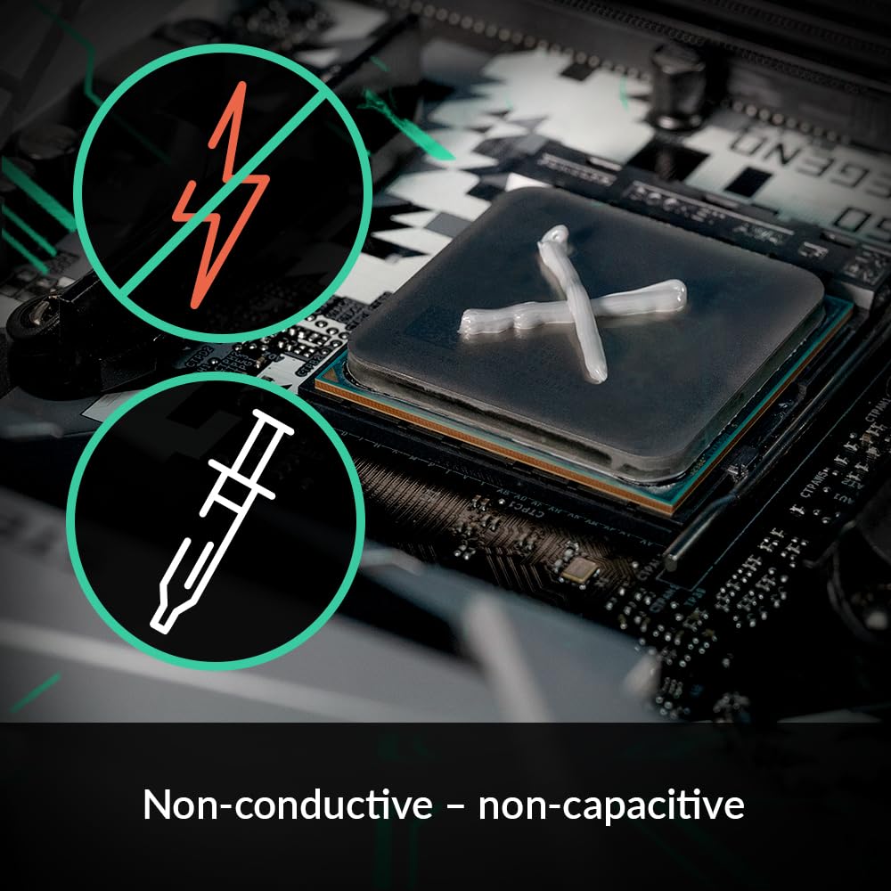 ARCTIC Thermal Grease for Extremely High Thermal Safe and Easy MX-4 (Spatula Included, 4g) – High-performance CPU/GPU, Conductivity, Long-lasting
