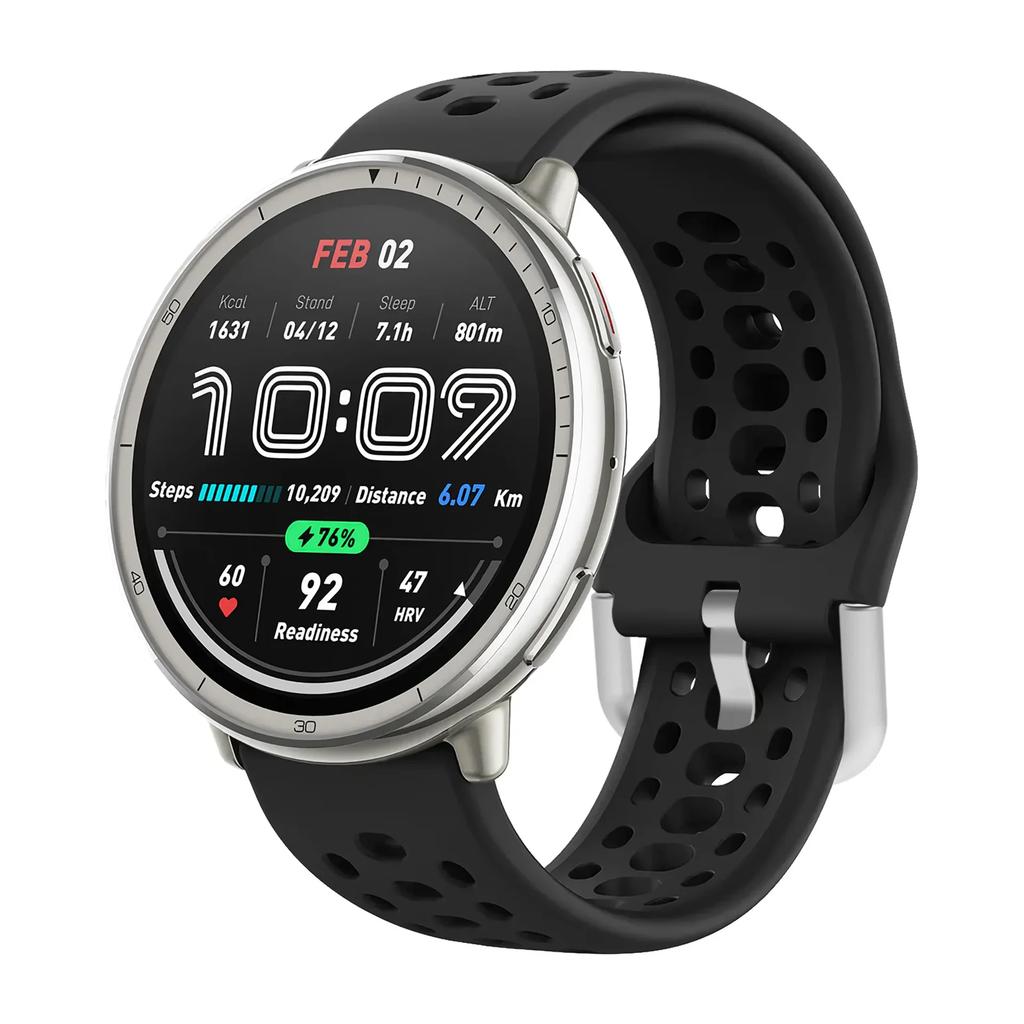 20mm Silicone Strap for Amazfit Active 2 Official Replaceable Wristband for Amazfit GTS 4 Mini 3/Samsung Galaxy Watch 7 6 5 Band