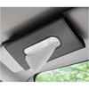 Car Tissue Holder, Vehicle Sun Visor Napkin Box Hanging Paper Towel Dispenser with Tissues Refill, Leather Backseat Paper Towel Case Visor Napkin