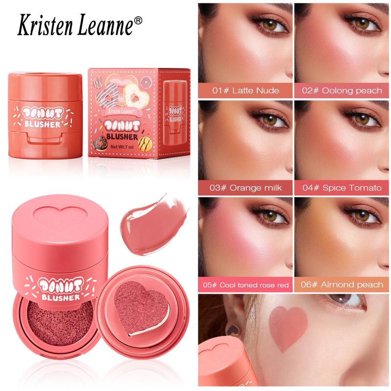 Kristen Leanne Heart Cushion Liquid Blush - Natural Nude Velvet Finish