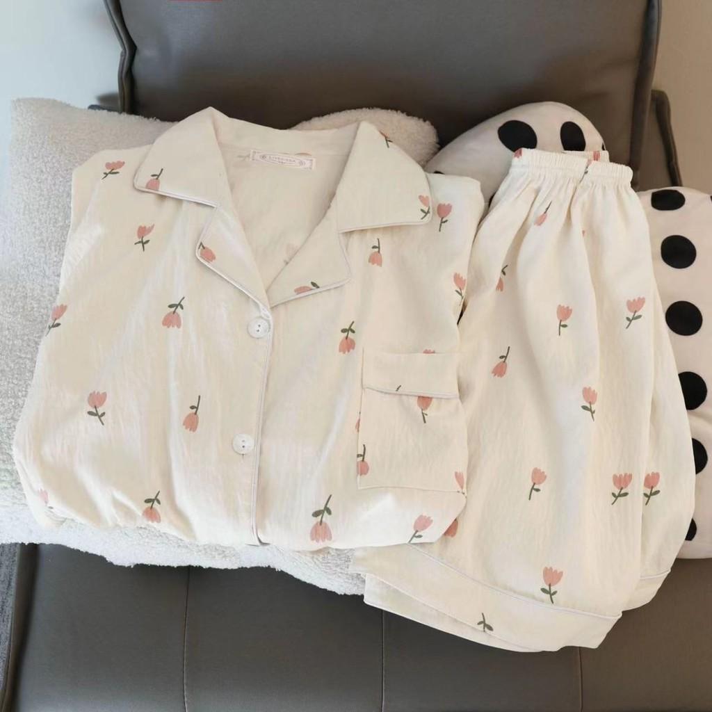 Cloud Cotton Short Pajamas Set With Breathable Fabric For Youth Women Summer Sleepwear