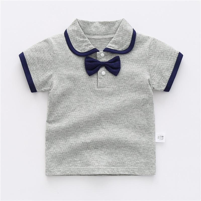 Baby Top Pure Cotton Short-sleeved Baby Girl Summer Thin Children's Clothing 0 Years Old 1 Boy T-shirt 3 Children Half-sleeved Children