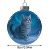 Christmas Ball Creative cat Hummingbird Pendant Plastic Transparent Atmosphere Decoration Christmas Tree Hanging ornaments