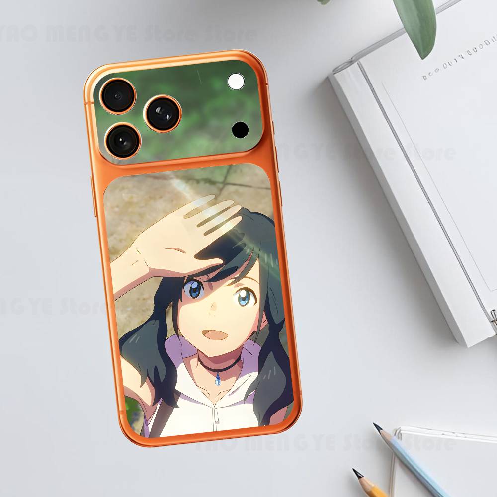 

Weather W-With You For IPhone 17 Pro ProMax Full Back Cover Decal Wrap Skin Rear Protective Sticker Film iPhone17pro