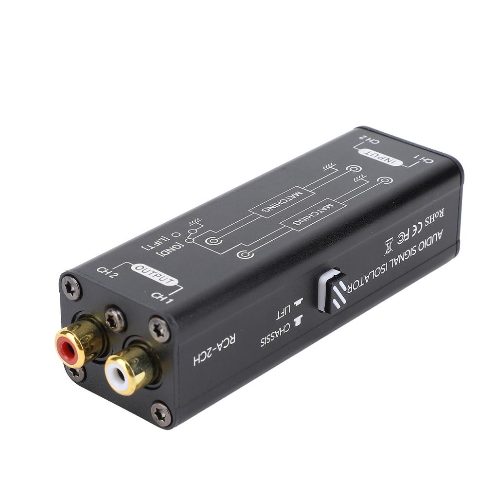 Music Interference Reducer Plug and Play Noise Isolator Suppressor Eliminator for Home Theater Car Sound Player HiFi