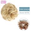 Synthetic Curly Straight Hair Messy Buns Female Hair Rings Fluffy Hair Pans Invisible Natural Seamless Donut Chignon Accessories