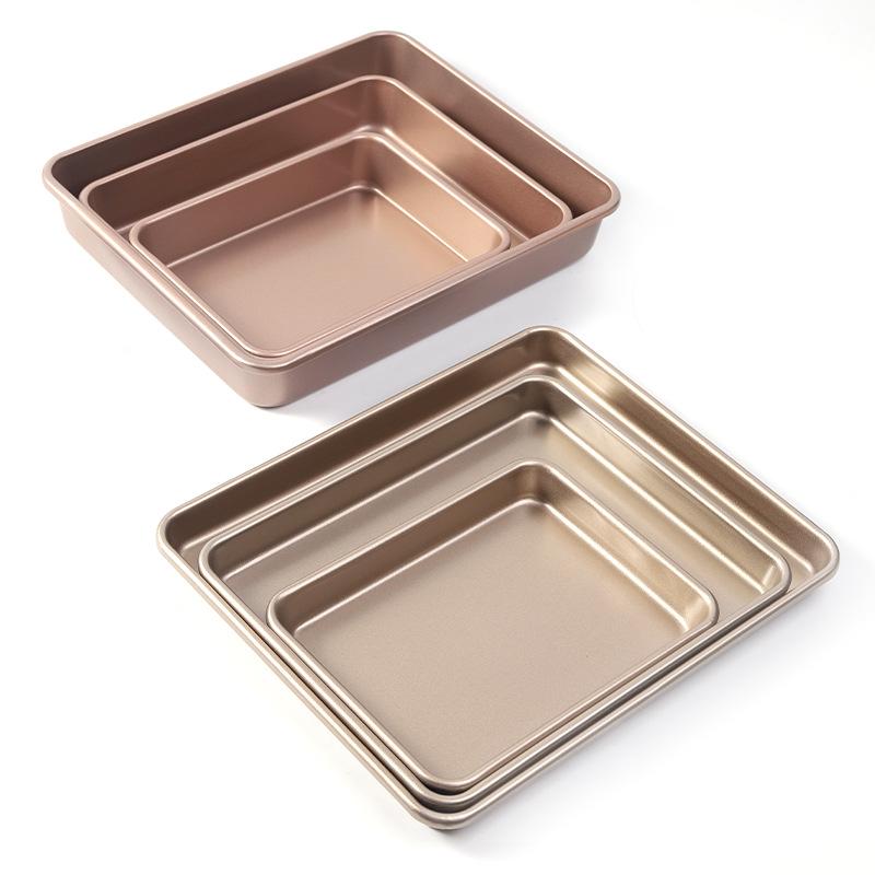 Non-Stick Rectangular Baking Pan for Cakes, Rolls, and More
