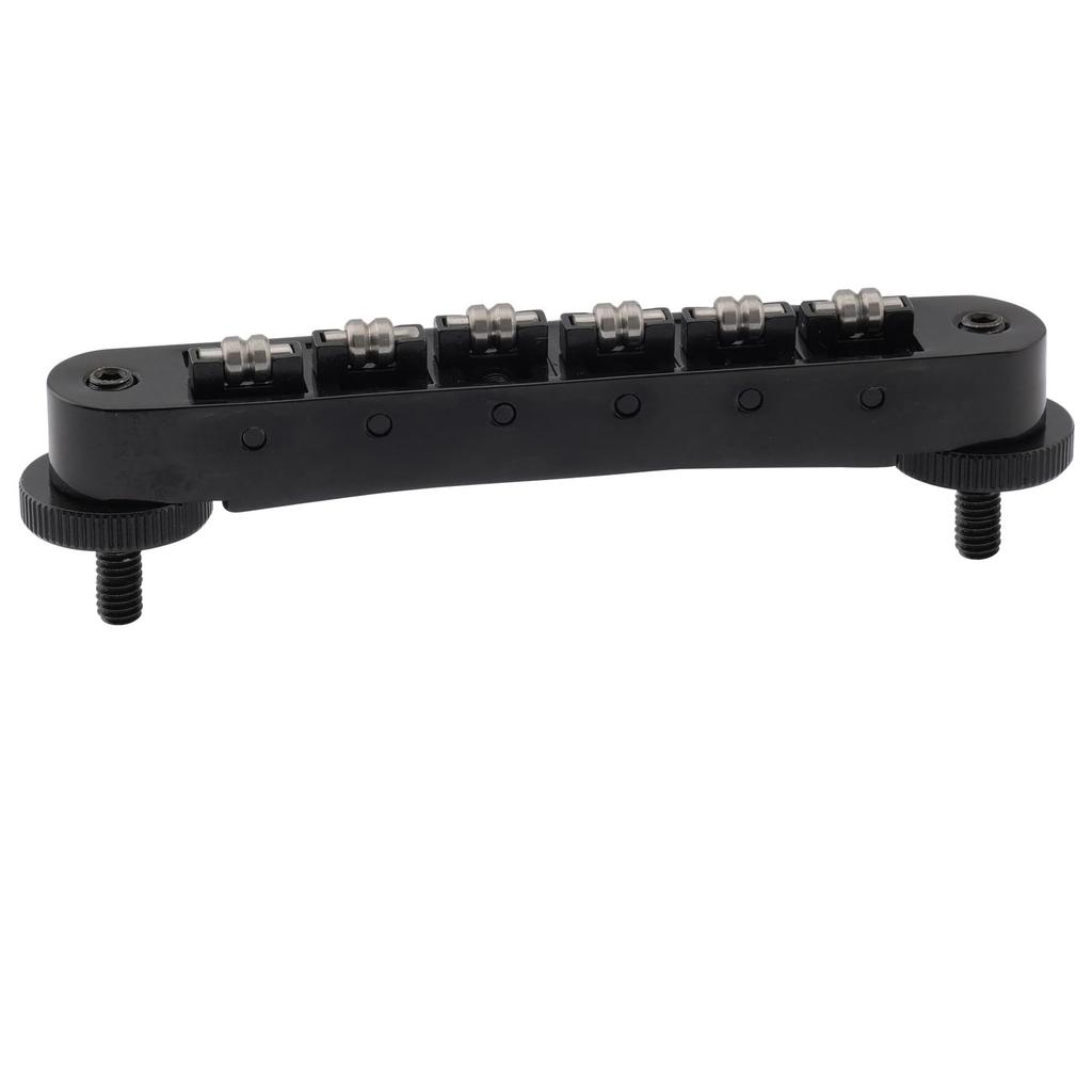 Musiclily Pro kobylka s válečkovými sedly, rozteč 10,4 mm, ABR Tune-O-Matic kobylka pro elektrické kytary LP Les Paul, černá