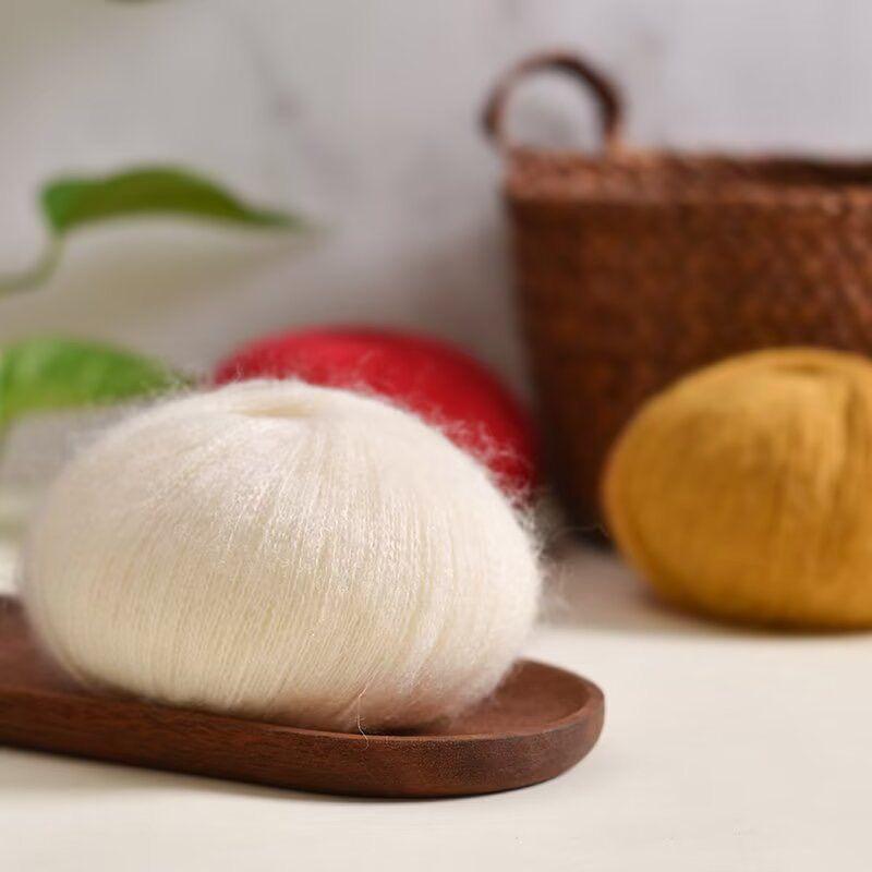 25g Νήμα Πλεξίματος Μοχέρ Κασμίρ Αφράτο Πλεκτό Μαλλί Νήματα Κροσέ DIY Πουλόβερ Σάλι Κασκόλ Καπέλο Νήμα Πλεξίματος Υλικά Ραψίματος