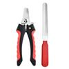 Pet Nail Clippers with Sickle Large Dog Nail Clippers Stainless Steel Grooming Scissors Nail Clippers Multifunctional Teddy Cat