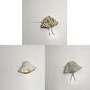 Baby Summer Fisherman Hat With Wide Brim And Breathable Cotton For Sun Protection