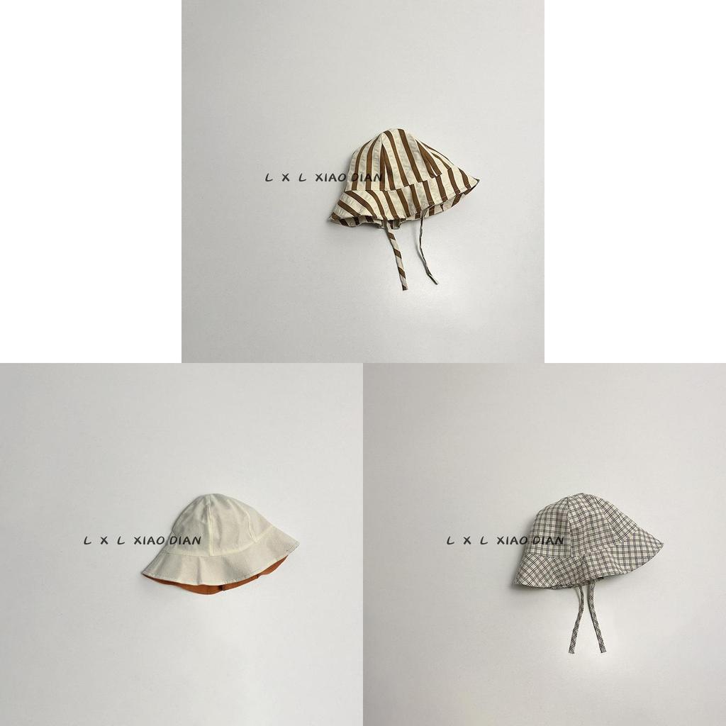Baby Summer Fisherman Hat With Wide Brim And Breathable Cotton For Sun Protection