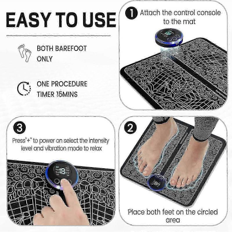 Foot Massager For Neuropathy Feet, Whole Body Massager For Neuropathy, 8 Modes 19 Levels Foot Massager For Neuropathy -YT4