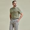 Lambda Men S Linen Polo Shirt Field Olive 26116