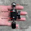 17mm Ball Head to 1/4" Phone Holder Replacement Pan Tilt Swivel Adapter
