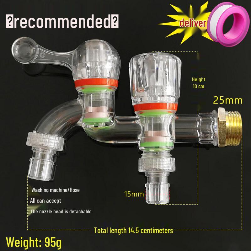 TLXT Plastic Dual Control 2-Way Faucet