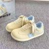 Campus style niche thick-soled German training shoes spring new Korean casual lightweight sports shoes