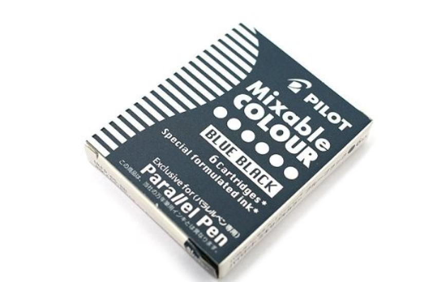 

Чорнильний картридж для ручки Pilot Parallel синій чорний IRFP-6S-BB