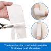 Velpeau Elastic Wrist Liner Stockinette 10Pcs Breathable Hand Socks For Splint Skin Protection Reduce Friction