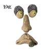Whimsical Forest Tree Art Glow?in?the?Dark Face Garden Decor, Funny Old Man Bark Outdoor Decor Resin Ornament, Halloween Easter Hugger