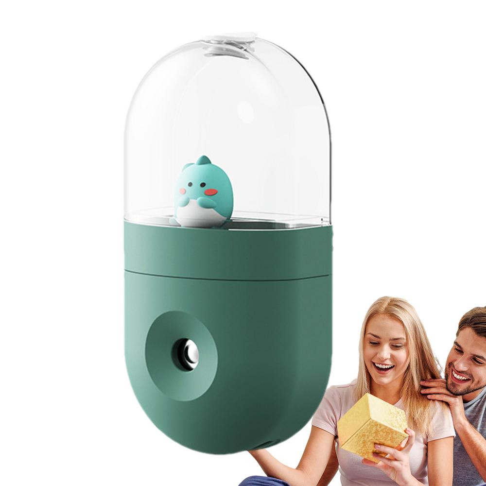 Uroczy nawilżacz powietrza dla zwierząt domowych, przenośny nawilżacz powietrza podróżny, biurkowy, osobisty, mini, dwa tryby natrysku, automatyczny wyłącznik