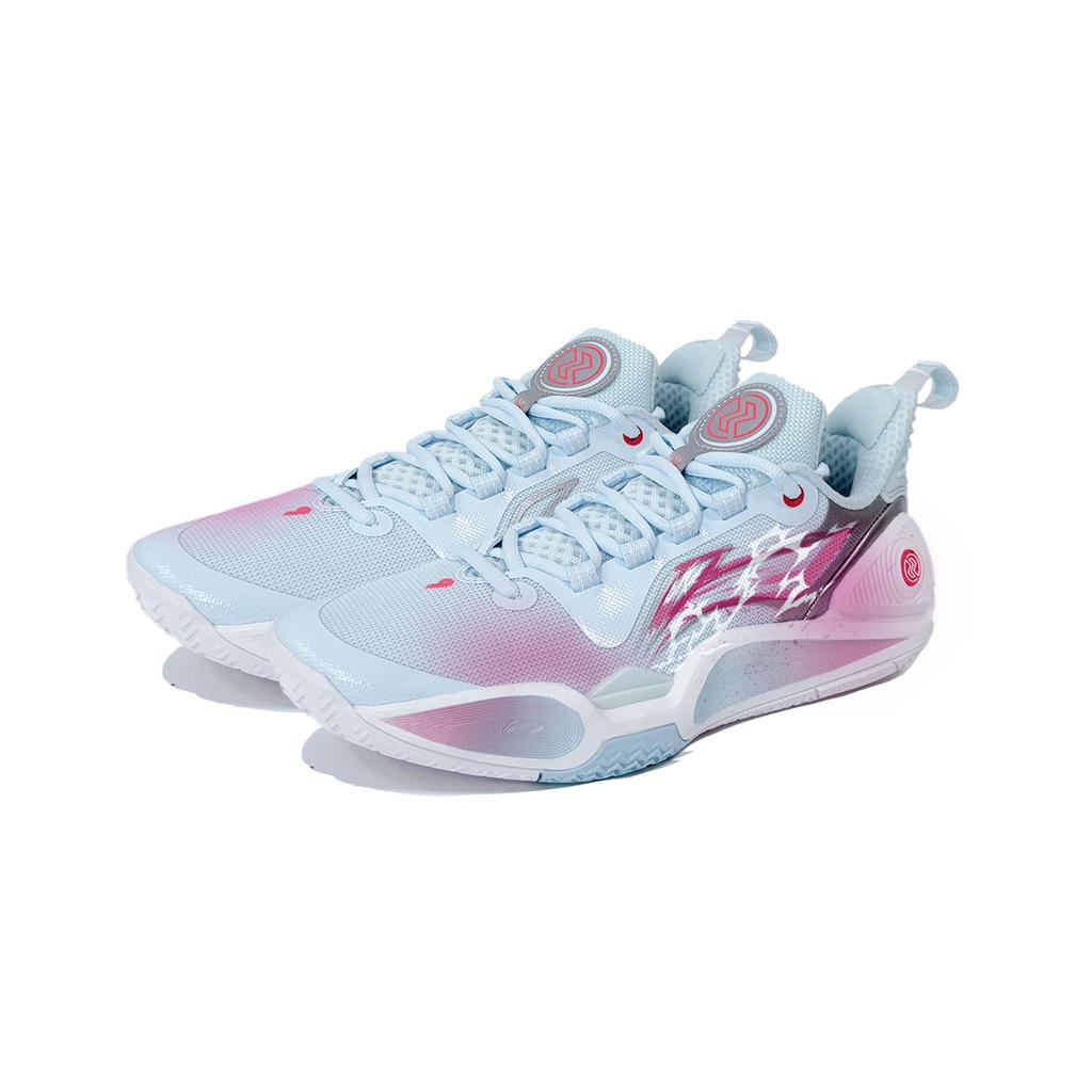 Li Ning Speed 9 Cushioning Abrasion Resistant Breathable Low Top Basketball Shoes Men's Pink Blue ABPT001-6(Team140-)
