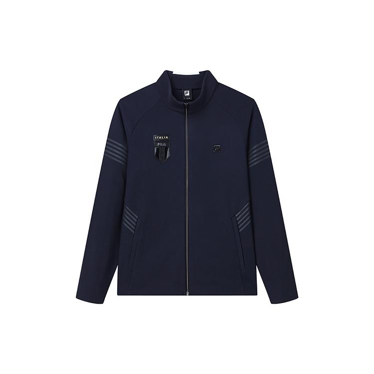 FILA Athletics Jackets Men s Royal Blue Stand Collar Thickened Other A11M211507F-NV XL