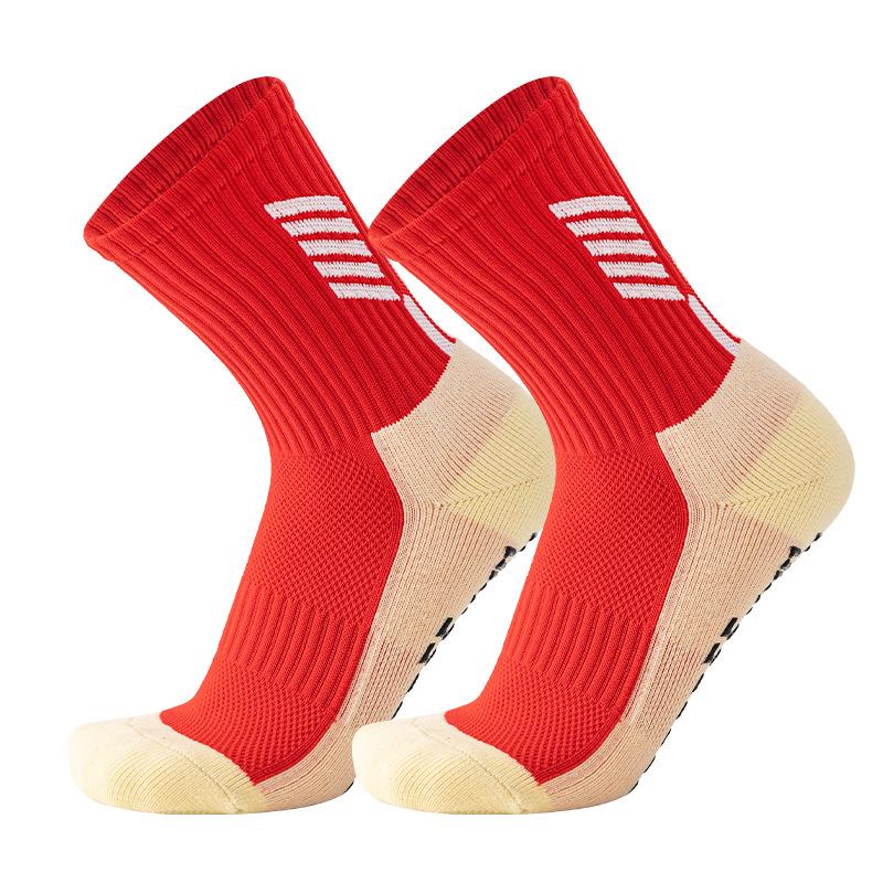 Autumn/Winter Mid-Tube Non-Slip Professional Football Socks with Sweat-Absorbent Towel Bottom