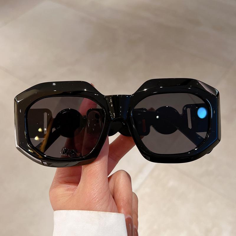 Luxury Brand Designer Oversized Polygon Sunglasses Women For Men  Vintage Fashion Sun Glasses Trending Punk Shades Uv400