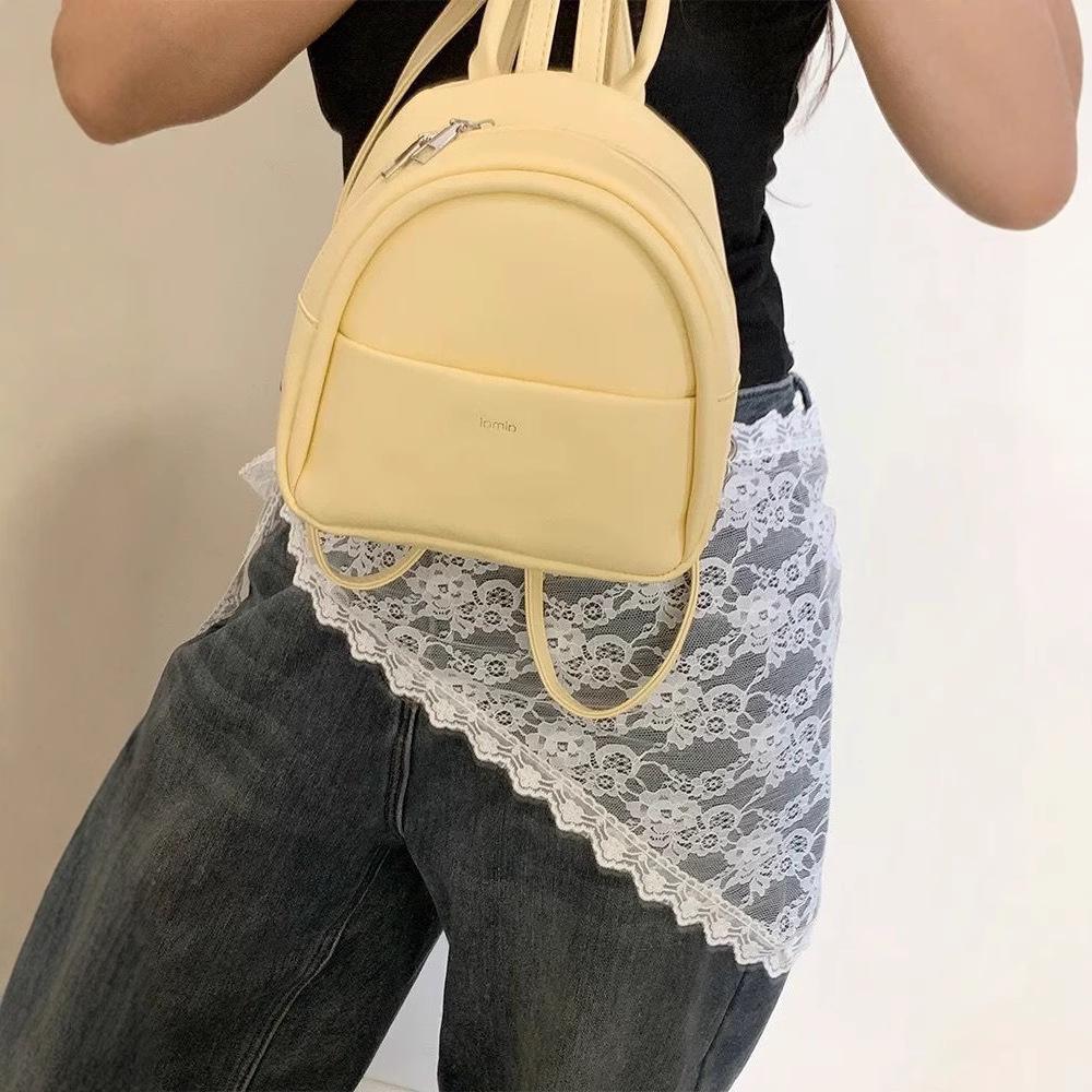 In stoc: Fustă midi nouă în stil coreean și japonez, stratificată, cu bordură moale din dantelă și șorțuleț mic