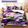 3pcs Demon Slayer5 Cover Set - Personalized Name, HD Printed Bedding with 1 Cover and 2 Pillowcases - Perfect for Home Decor, Easy Care