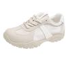 Internet celebrity super fire European station women's shoes 2025 spring new soft leather high sense moral training shoes light tide casual sp