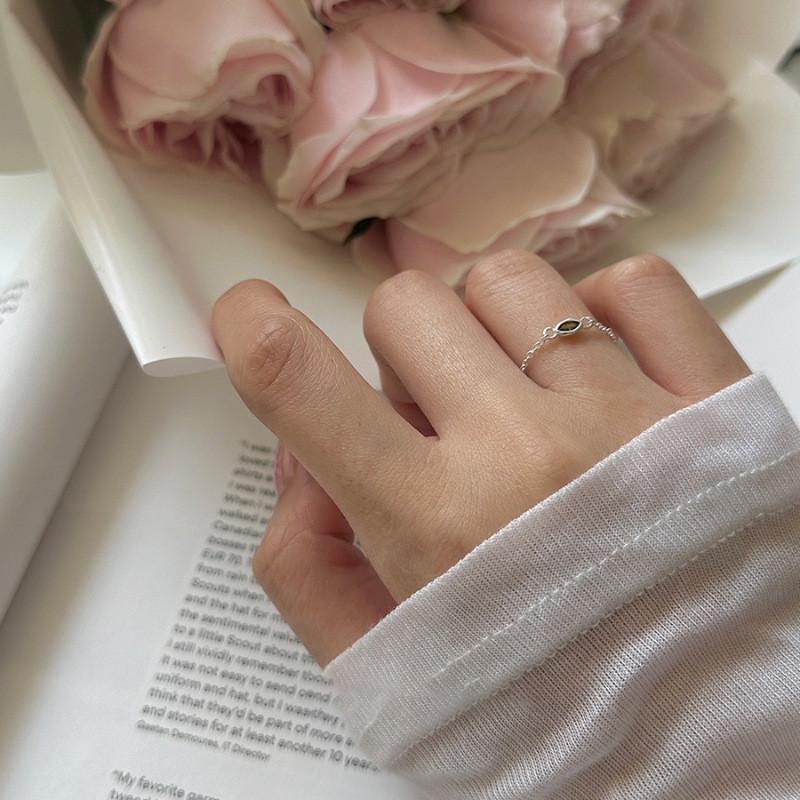 Adjustable Stylish Womens Colorful Zircon Ring For Trendy Looks Fashionable