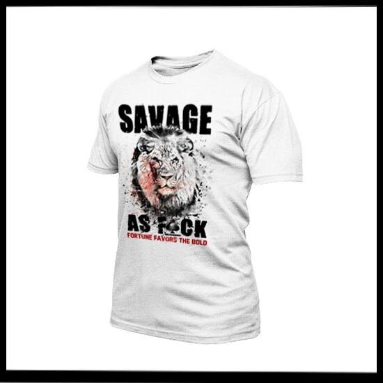 Military Fitness Gym Motivation T-Shirt Lion Warrior Quote Jiu Jitsu Muay Thai M