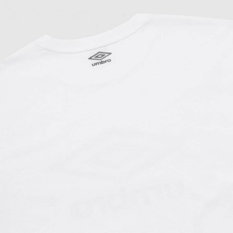 Umbro EssenTial Big Logo ShorT Sleeve T shirT Ur123crs18 whT