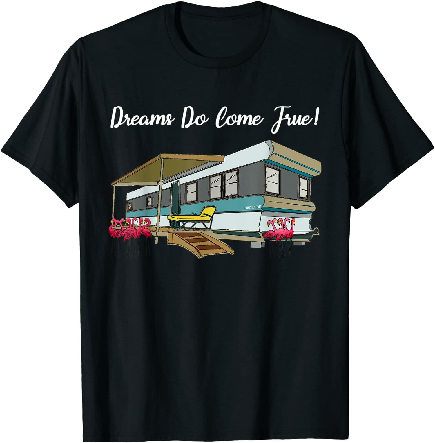 NEW LIMITED Trailer Park Life White Trash Rednecks Pink Flamingos T-Shirt M