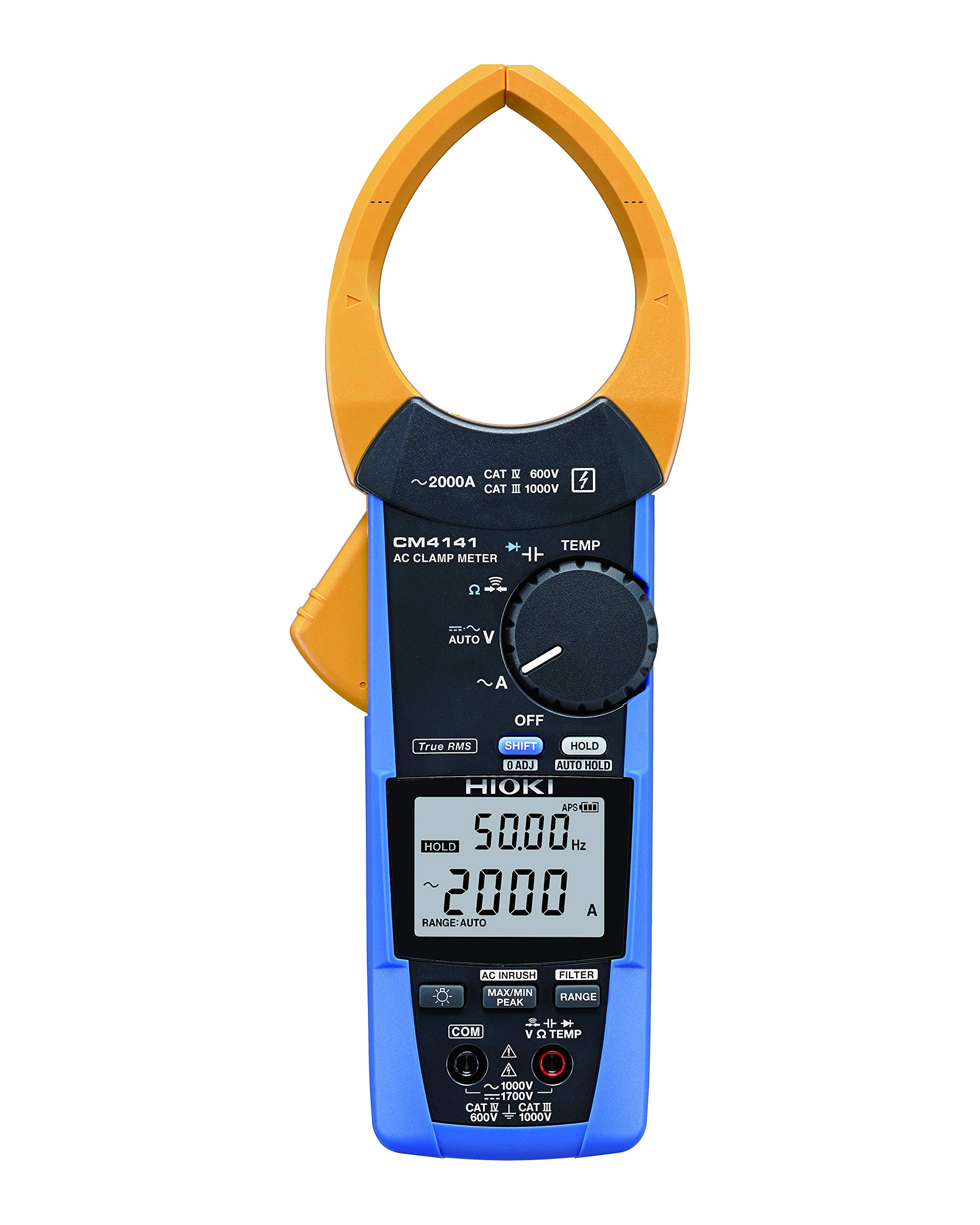 

HIOKI AC Clamp Meter CM4141 (AC 60~2000A)