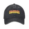 DMC Logo Unisex Dámské Baseballové Čepice Delorean-Motor Company Opotřebované Prané Čepice Klobouk Vintage Venkovní Všechna Roční Období Cestovní Pokrývka Hlavy
