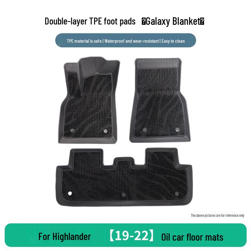 Toyota Wildlander 2019-2022 Custom TPE Floor Mats, 3-Piece Set