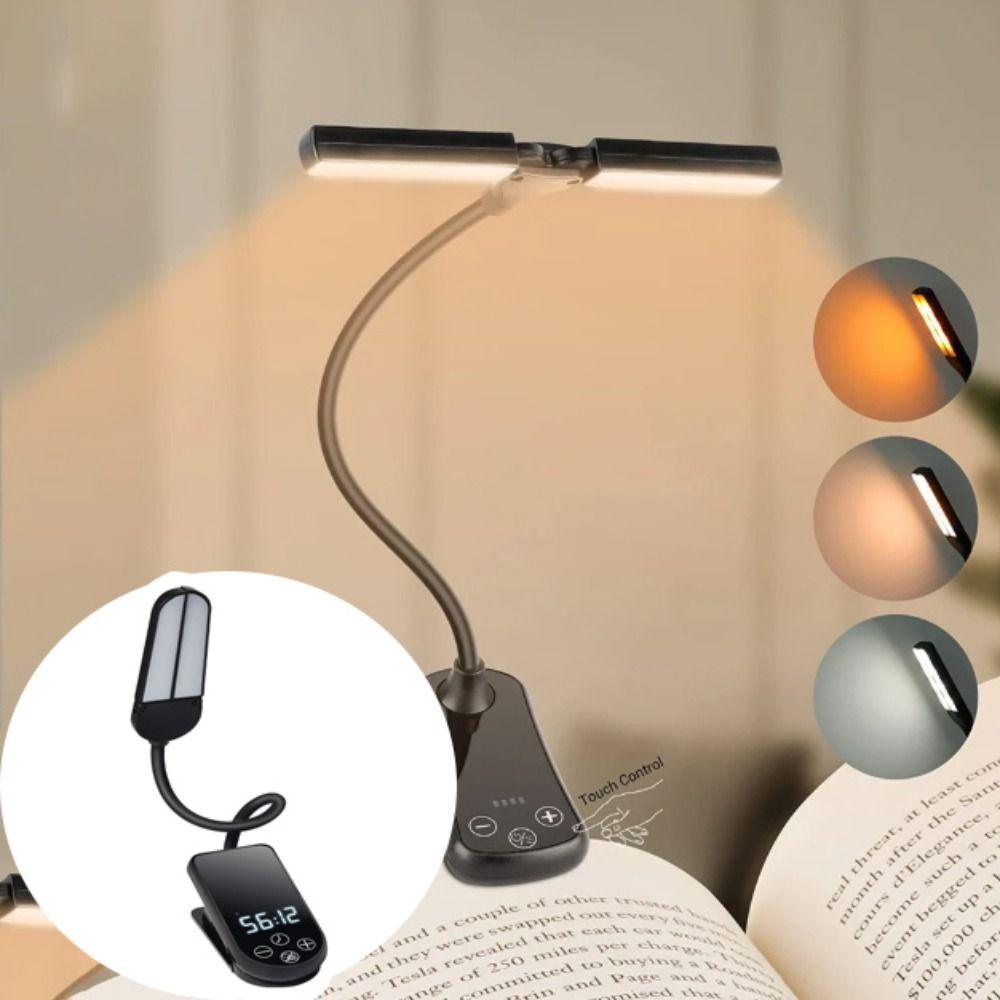 Portable Design Reading Light USB Rechargeable Desk Lamp Rechargeable Book Holder Light Reading