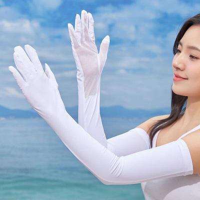 MEET SUNNY Summer Palm Mesh Sun Protection Arm Sleeves