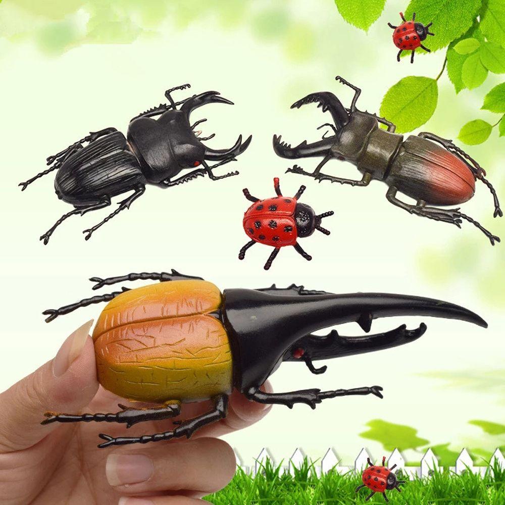 Insect Toy Kids Beetle Figures Special Lifelike Model Simulation Beetle Insect Model Beetle Toys