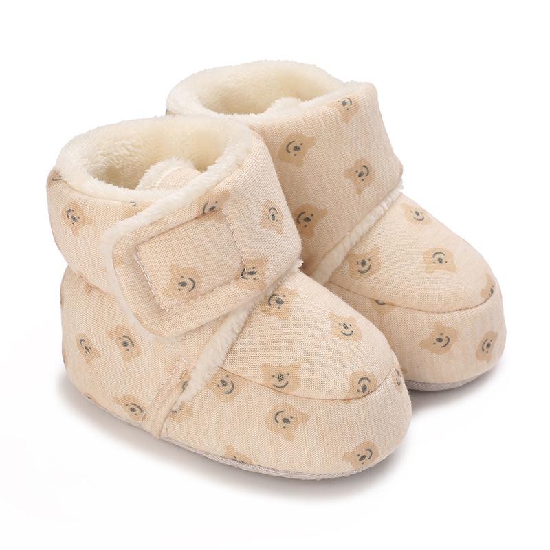 Winter Warm Cotton Baby Shoes for Boys & Girls (Prewalker, 0-1 Year)